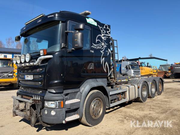 Lastväxlare Scania R520 med plogutrustning