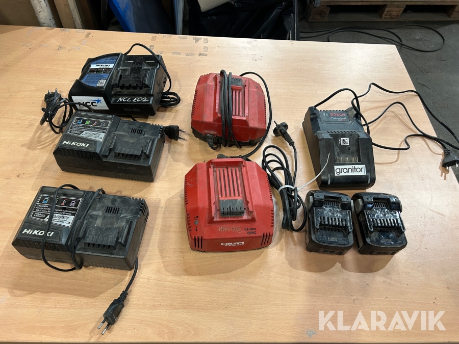 Laddare & batterier Hilti / Hikoki / Bosch