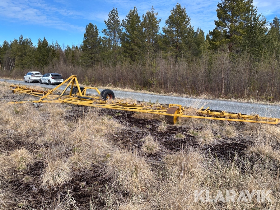 Frästorvsvändare 18,7m