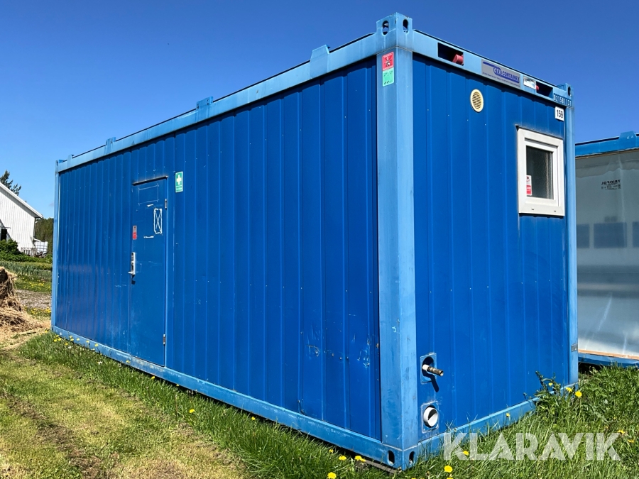 Containermodul/personalbod Containex 24 Fot 3 toaletter och omklädningsrum
