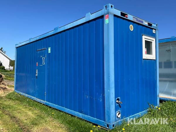 Containermodul/personalbod Containex 24 Fot 3 toaletter och omklädningsrum