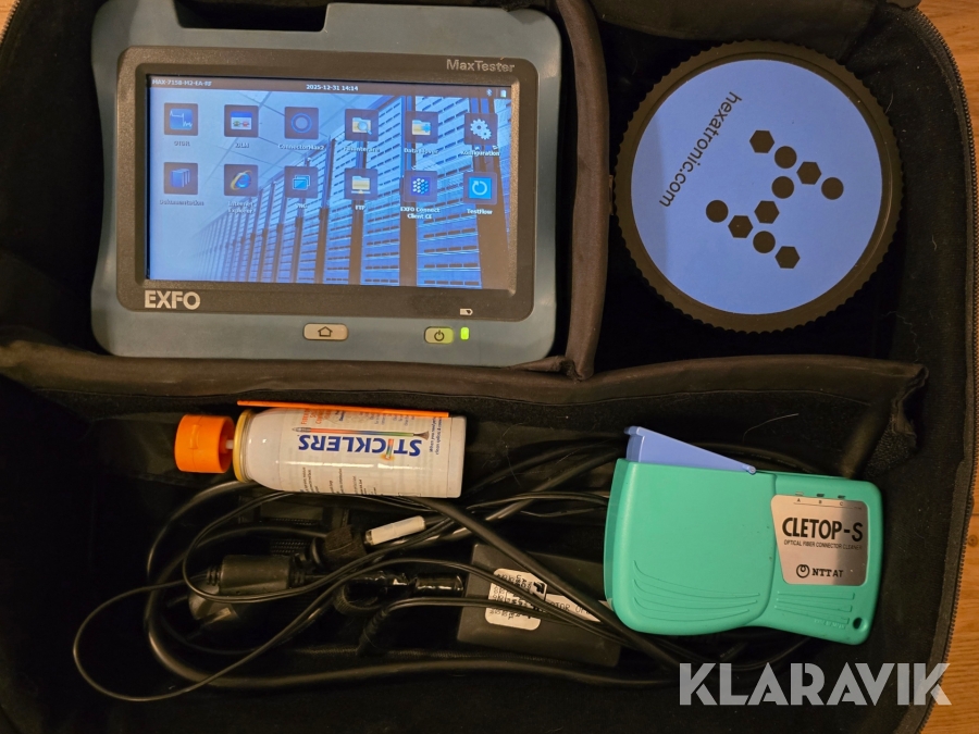 EXFO MaxTester 715B-M2-EA-RF OTDR iOLM med våglängd 1310/1550/1625 nm