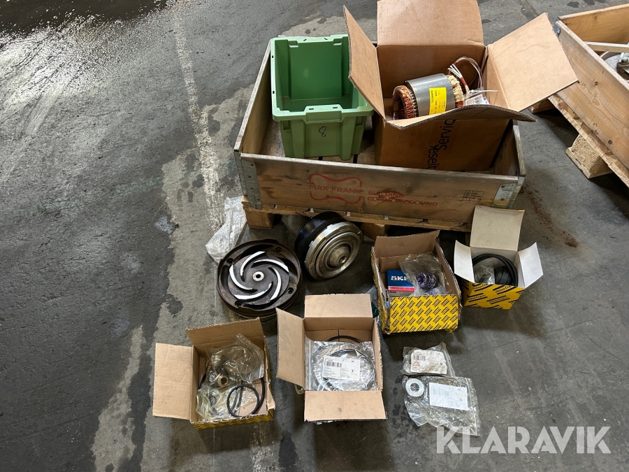 Reservdelar till Weda pumpar Atlas Copco