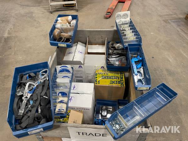 Diverse reservdelar fallblock Ikar 