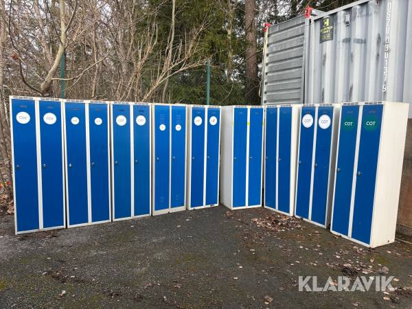 Klädskåp 14st