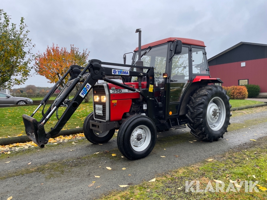 Traktor Massey Ferguson 350 med frontlastare