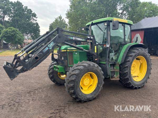 Traktor John Deere 6310 med lastare