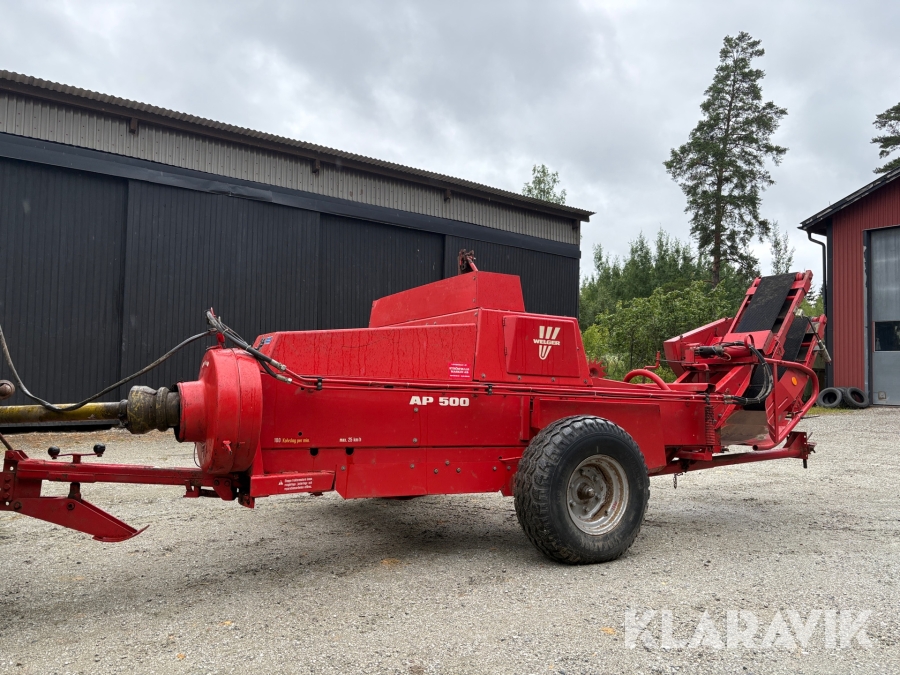 Småbalspress/ hårdpress WELGER AP500 med Kastare P23