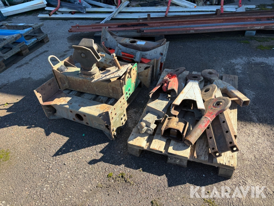 Veterandrag, balkar och släpvagnsöglor Volvo, Scania