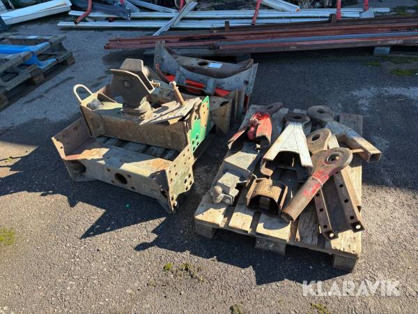 Veterandrag, balkar och släpvagnsöglor Volvo, Scania