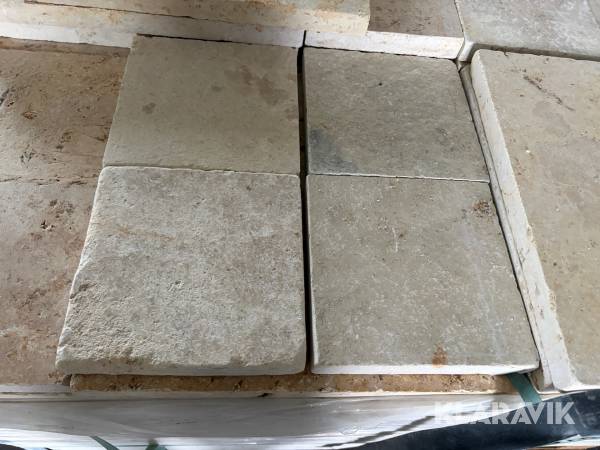Natursten/plattor Travertin fransk design ca 25 kvm