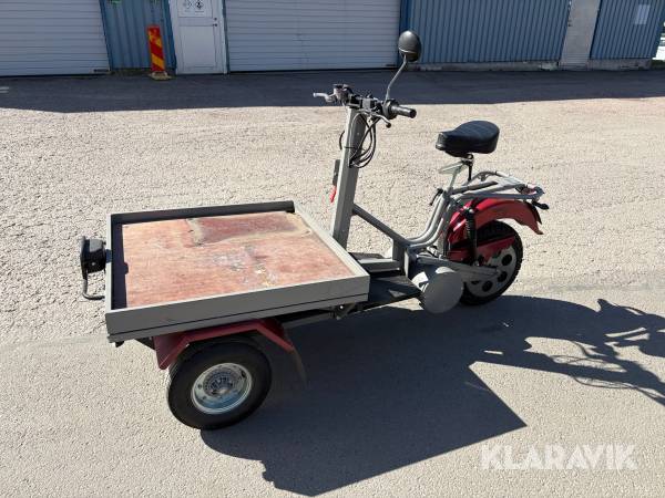 Flakmoped Norsjö Carrier Electric