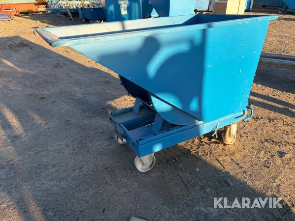 Byggcontainer AJ Produkter 600 liter