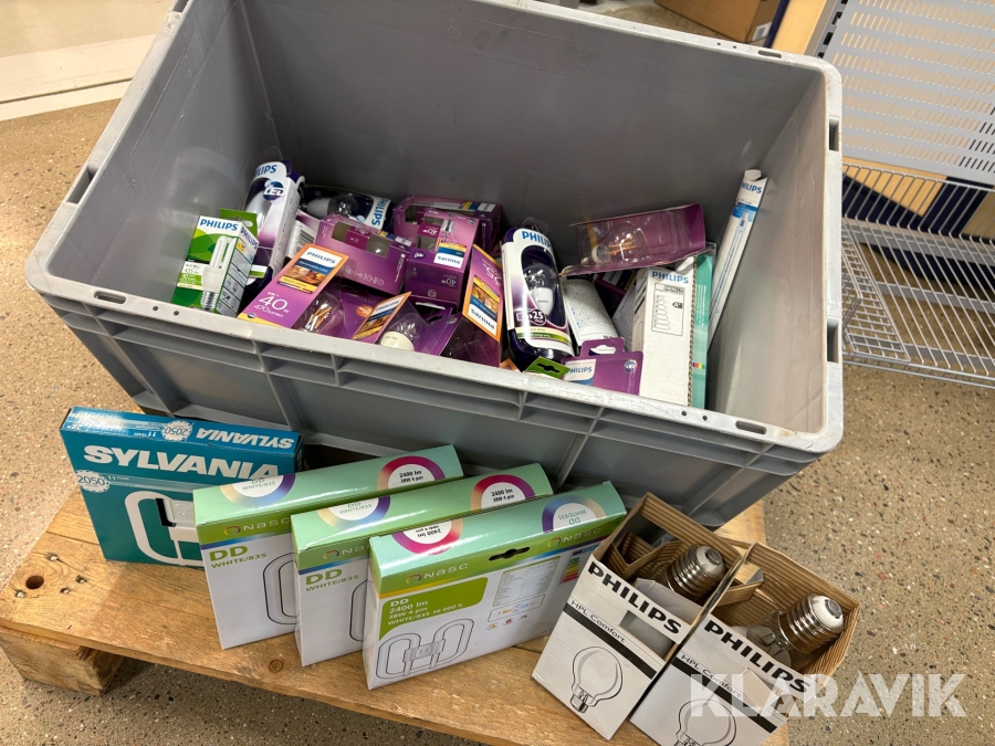 Parti blandade lampor