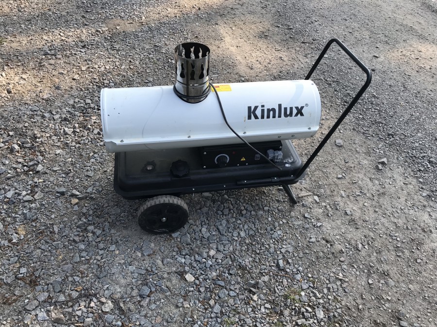 Dieselvärmare / värmekanon med skorsten