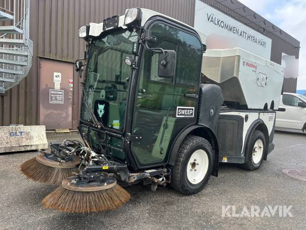 Sopmaskin Multihog CV350 med plog och spridare