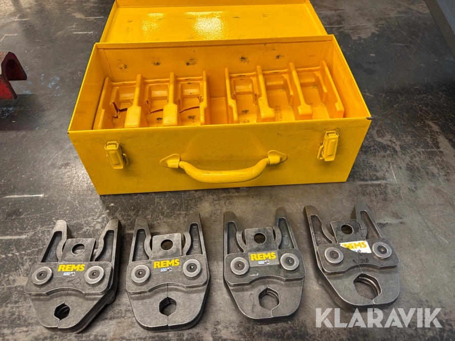 Parti med pressbackar Rems V 15-28mm