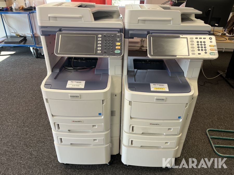 Multifunktionsskrivare A4 Färg Toshiba e-studio 287CS 2st
