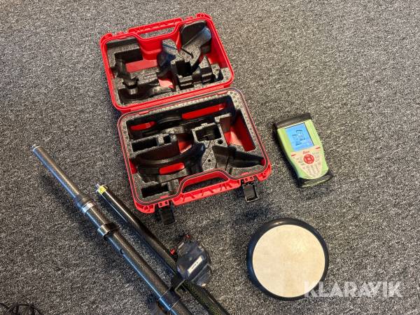 GPS Leica GS08+ med handenhet CS10 & tillbehör