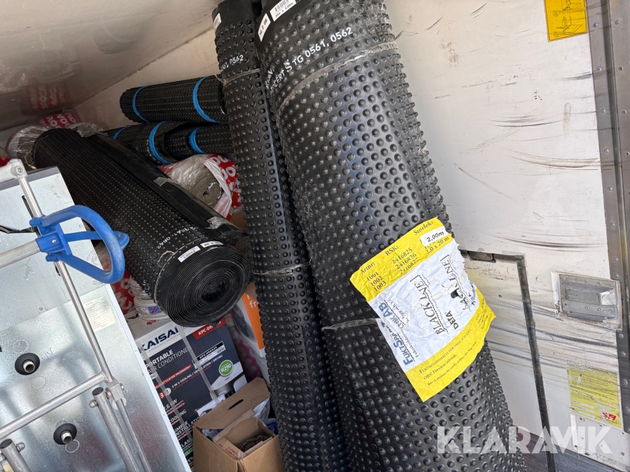 Fuktskyddsmattor Fuktspärrteknik Blacklinr 2 meter