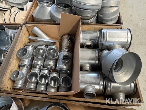 Parti med ventilationsdelar Ets Nord, FläktWoods