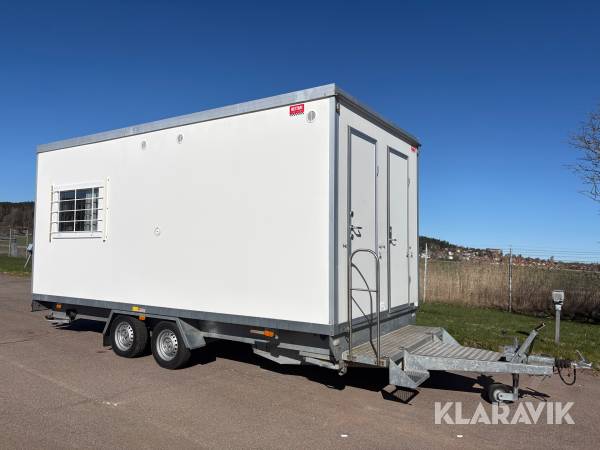 Manskapsbod Westbay Trailers Rastvagn typ 36ken