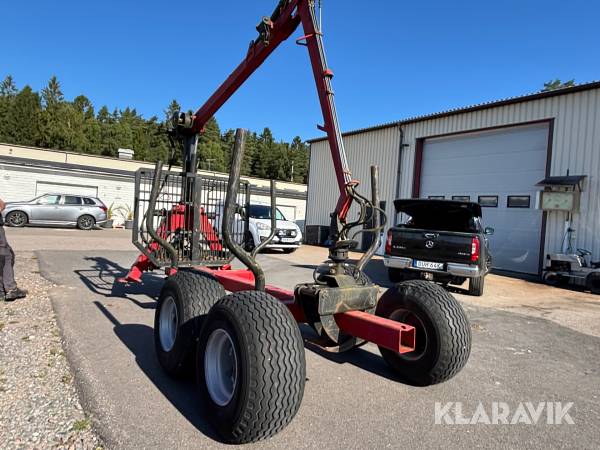 Skogsvagn Kesla Patu 480 med vinsch, ramstyrning, rotor, grip