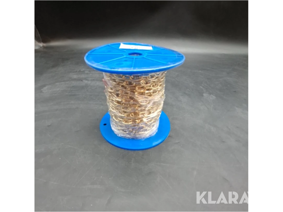 Kätting Aseke 1,6 mm, mässing, 15 meter, 2 st