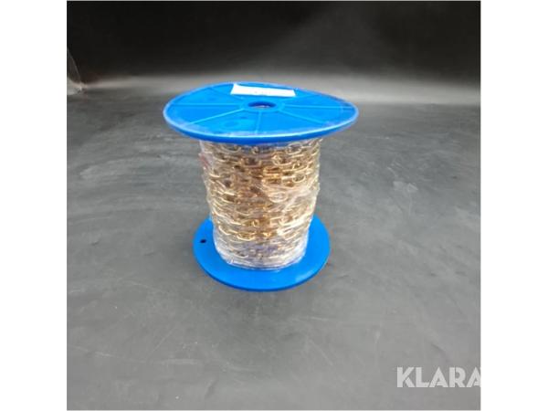 Kätting Aseke 1,6 mm, mässing, 15 meter, 2 st