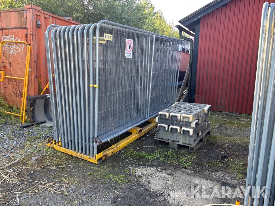 Byggstaket BGFIX 24 st med 20 fötter