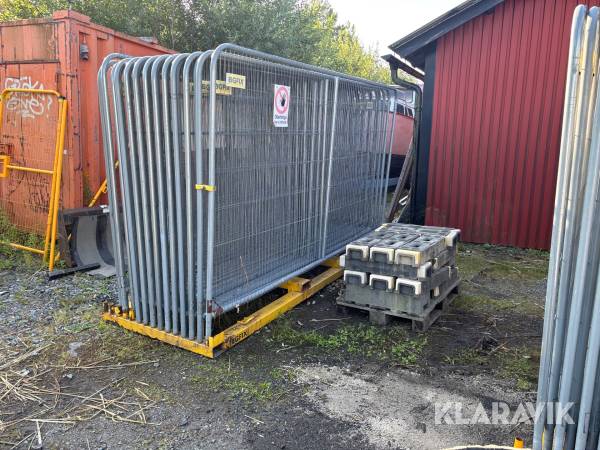 Byggstaket BGFIX 24 st med 20 fötter