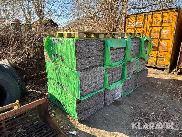 Värmeisolerande och dränerade skivor Pordrän 54m2