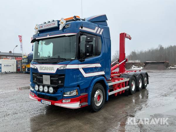 Gasdriven Tridemväxlare Scania G4 CNG