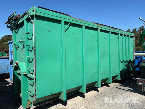 Lastväxlarflak BFAB 48m3 med hydrauliskt kapell
