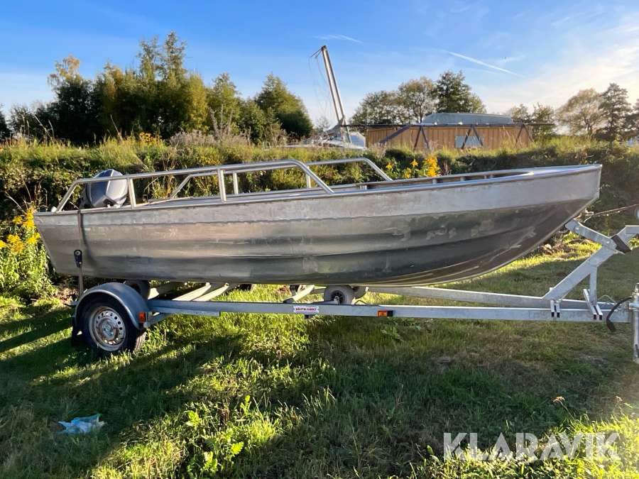 Motorbåt aluminium Linder 445 Yamaha 25hk
