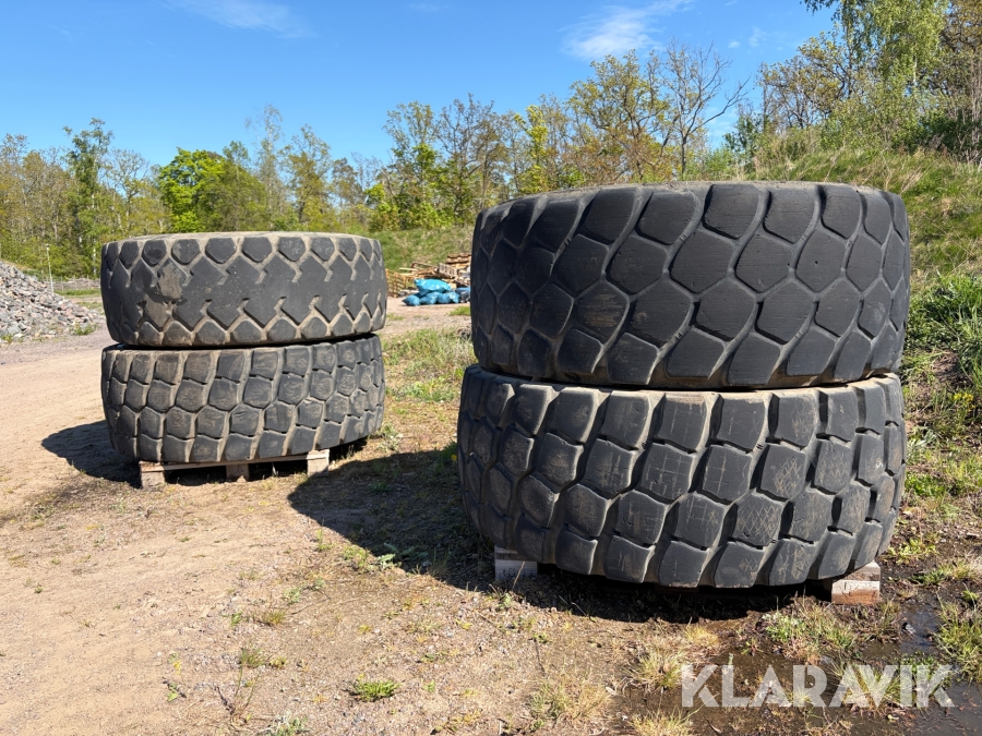 Entreprenaddäck 23.5R25 4 st