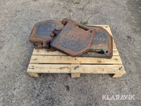 Frontvikter 5 st Valmet Volvo BM 30 kg /st