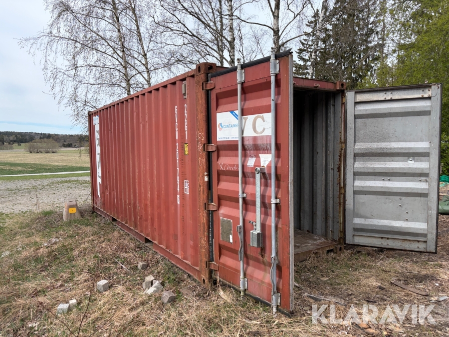 Container med innehåll 20 fots