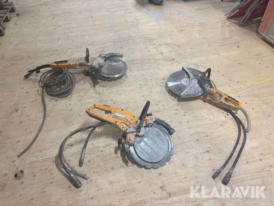 Ringsåg och kap Partner K3600 och K2509 hydrauliskt 3 st