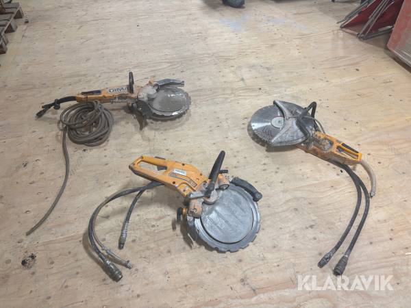 Ringsåg och kap Partner K3600 och K2509 hydrauliskt 3 st
