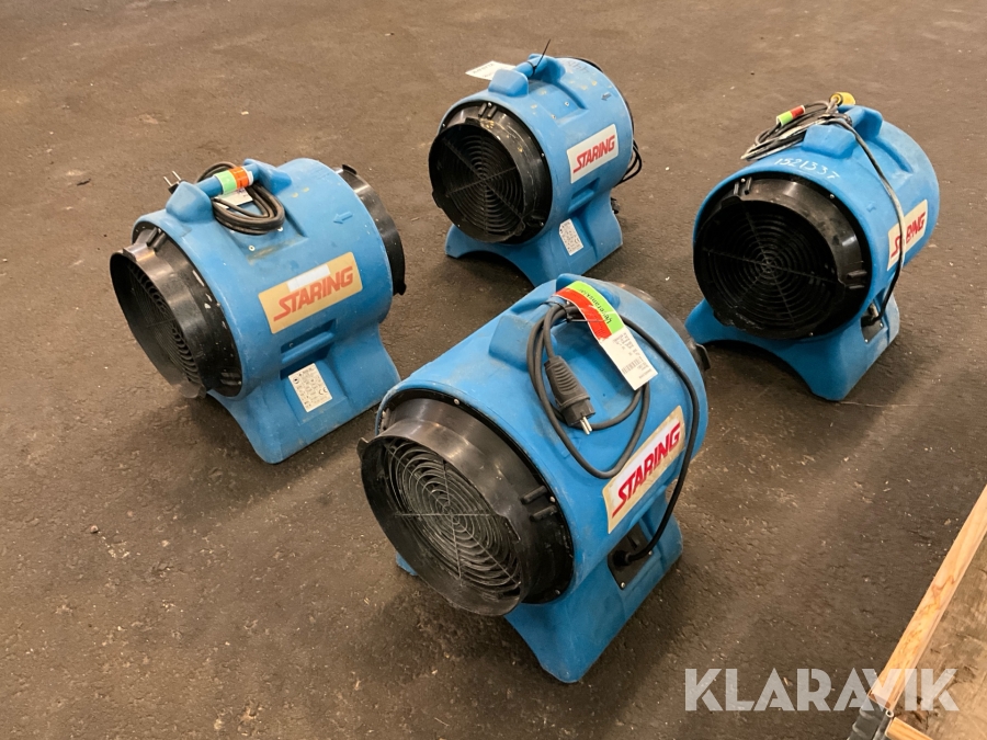 Evakueringsfläkt 4st Americ VAF 300