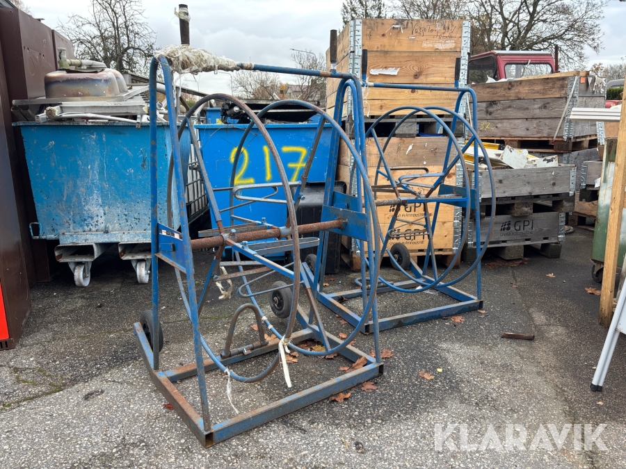 Kabel/slangvinda 2 st