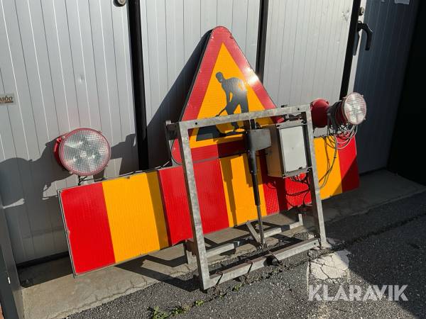 Takskylt/Vägarbetesskylt HIT Hoffman