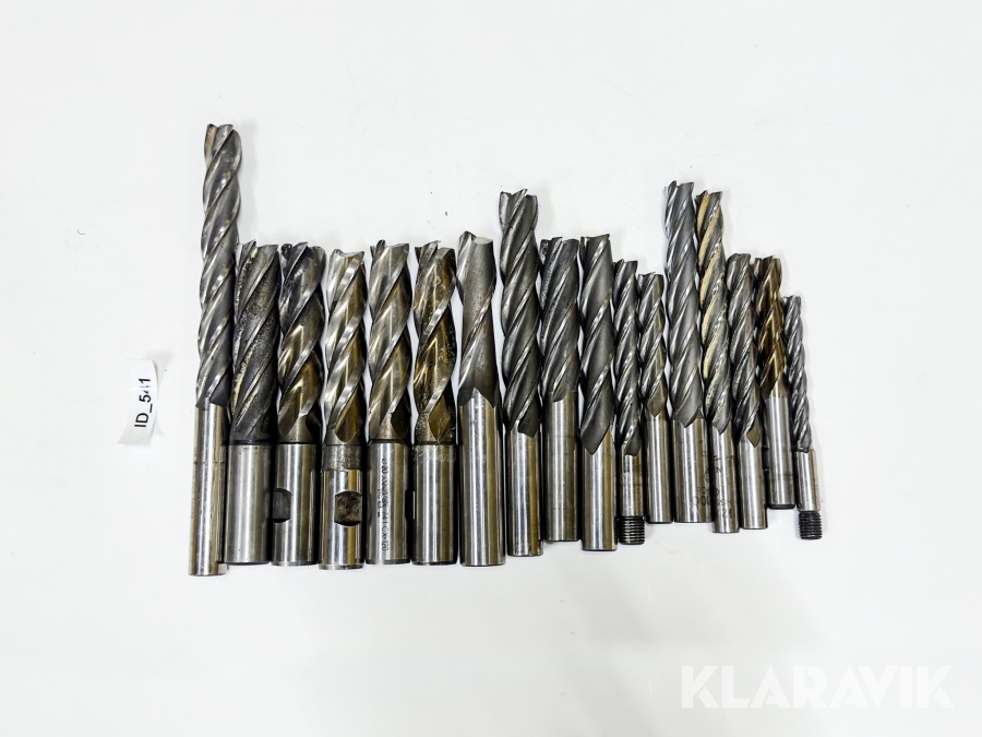 Flerskäriga fräsar, Ø8-20mm, HSS/HSS-E Mastercut mfl.