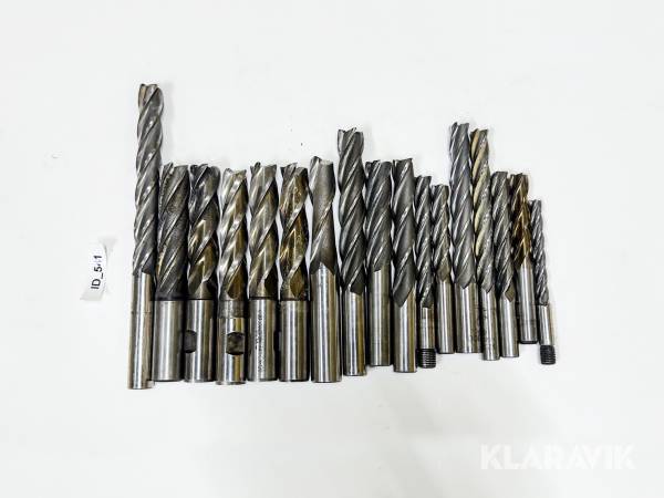 Flerskäriga fräsar, Ø8-20mm, HSS/HSS-E Mastercut mfl.