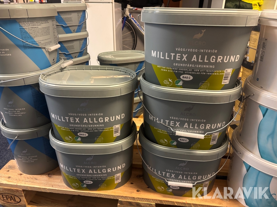 Målarfärg Milltex Allgrund Bas C 45L