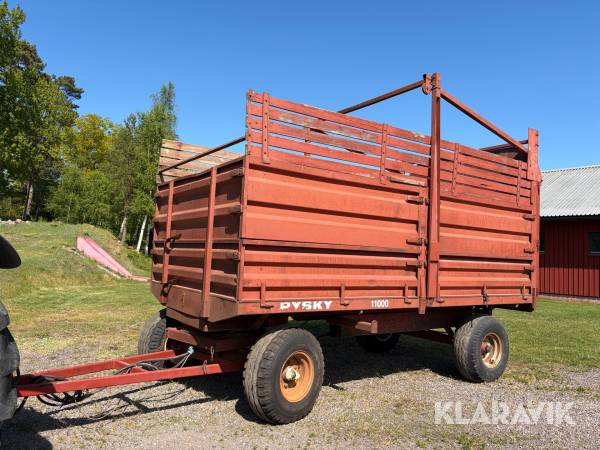 Ensilagevagn / Spannmålsvagn Rysky 11000 med trevägstipp