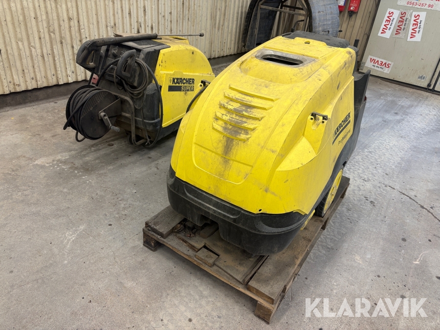 Högtryckstvätt Kärcher HDS Super SX och professional HDS 10/20-4 M 2 st