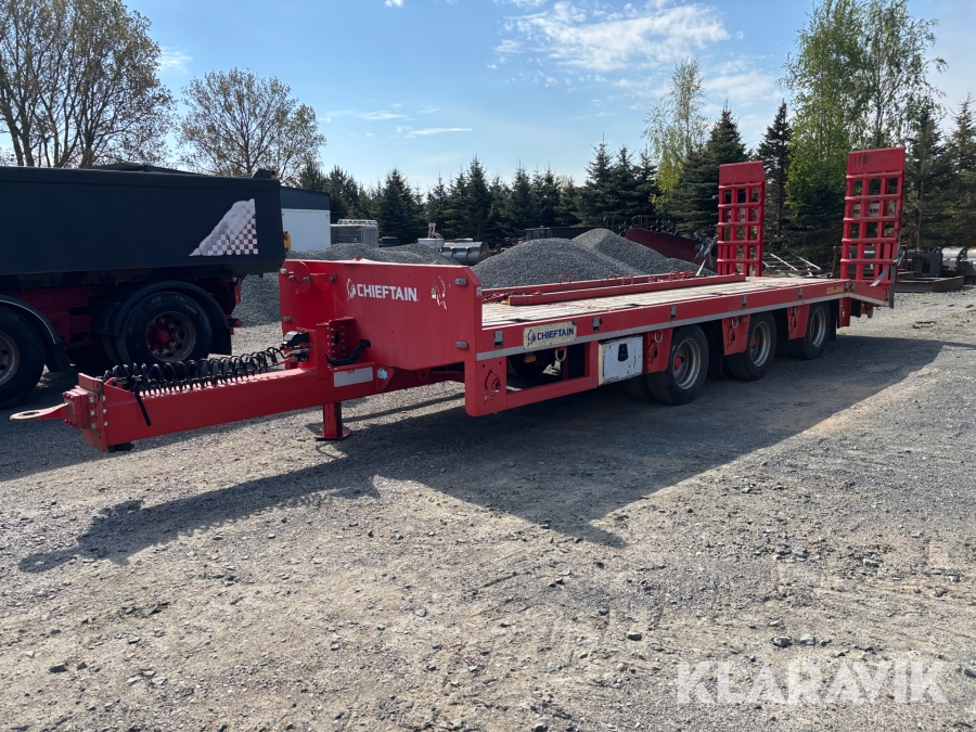 Maskinjigg Chieftain 3-axle center nybesiktigad