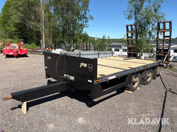 Maskintrailer för Traktor JPM Trailers 5m